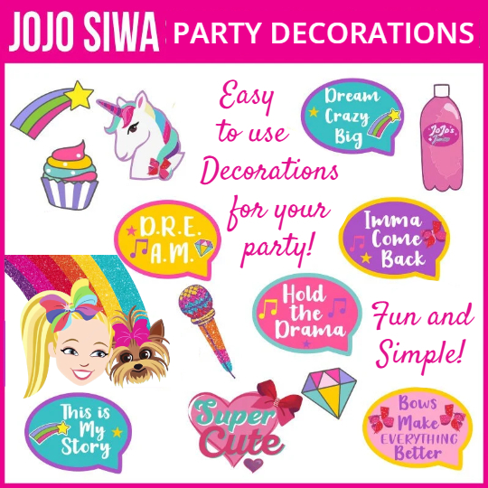 Jojo Siwa Game Printable pin the Bow on Bowbow 