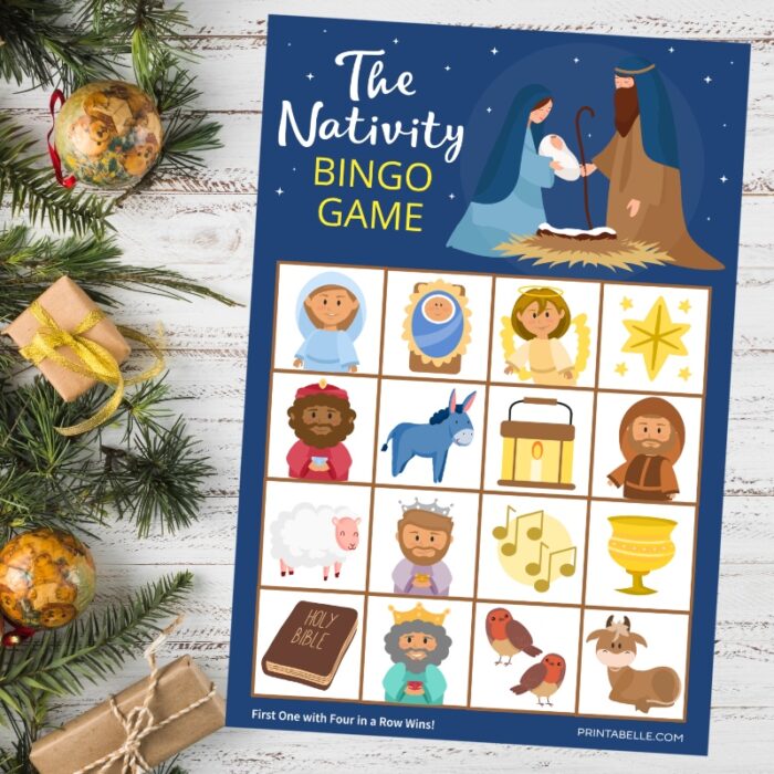 Nativity Bingo Printable Game