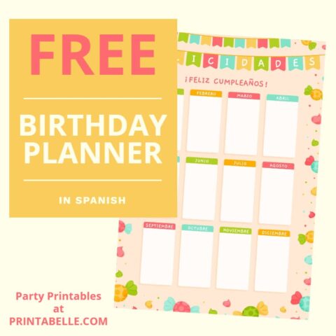 Free Printable Spanish Birthday Calendar | Printabelle