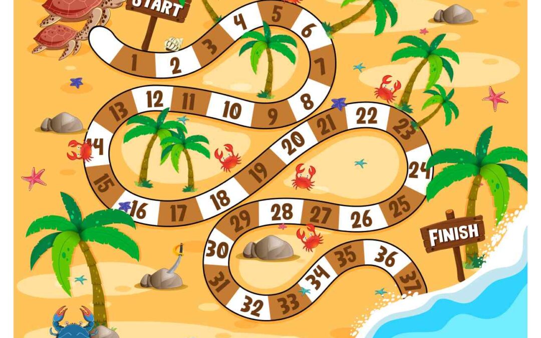 FREE BEACH BOARD PRINTABLE GAME FOR KIDS