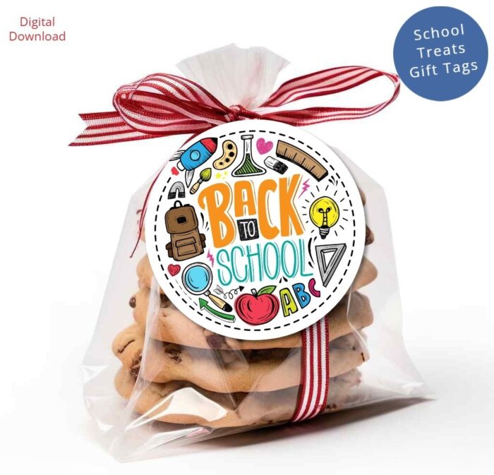 Fun School Treat Gift Tags