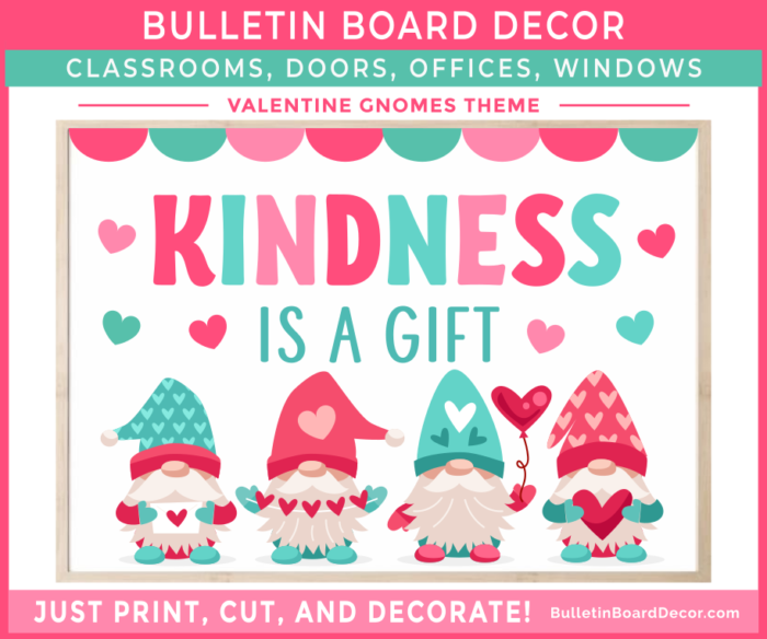 Gnome Kindness Bulletin Board Kit