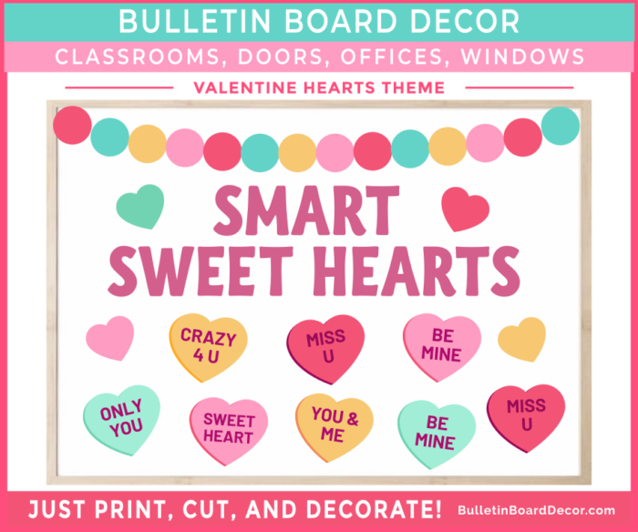 Smart Sweethearts Valentine Bulletin Board Kit