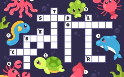 FREE Under the Sea Crossword Printable Game