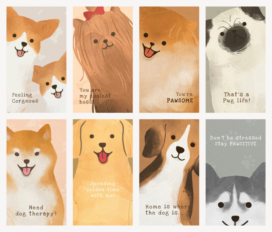 Free Printable Cute Doggy Notes