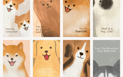 Free Printable Cute Doggy Notes