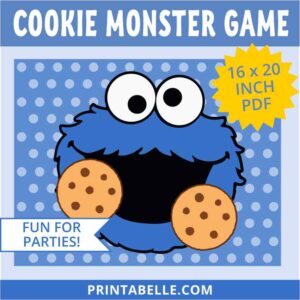 Pin the Cookie on Cookie Monster