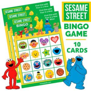 Sesame Street Bingo Game