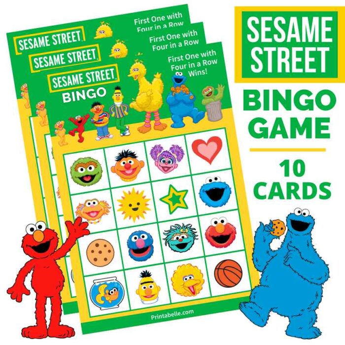Sesame Street Bingo Game