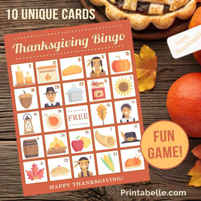 Thanksgiving Bingo Game - Image 2