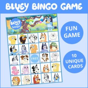 Bluey Bingo Game